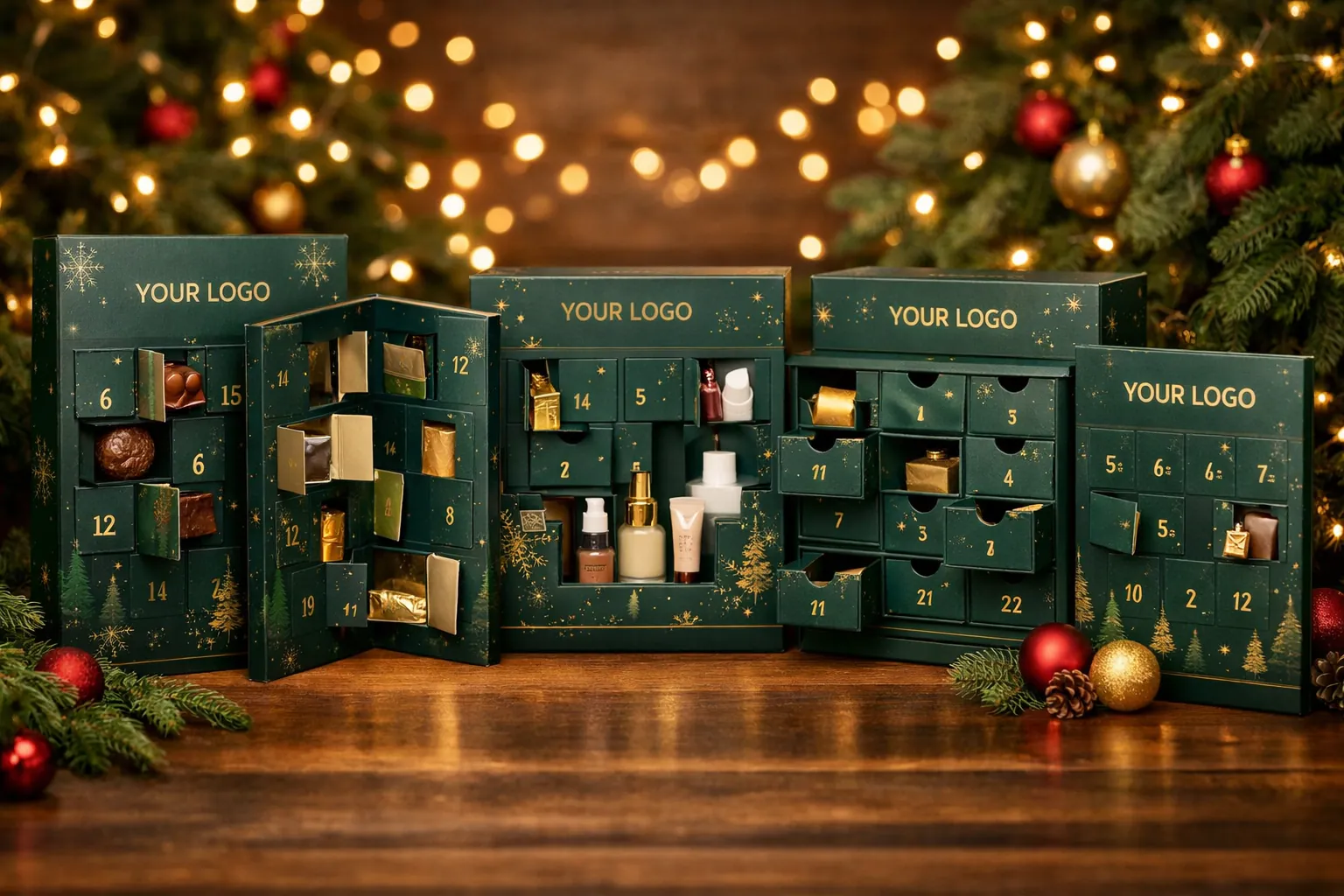 Advent calendars with your logo for employees and clients